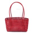 thumbnail image 1 of Bolso tejido cuadrado de PE para playa - Estilo bohemio y resistente al agua, ideal para vacaciones o paseos diarios. ¡Llévalo a todos lados con estilo! 🌴🧺, 1 of 6