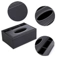 thumbnail image 3 of Caja de pañuelos rectangular de cuero PU, soporte para caja de pañuelos multifuncional, caja de Control remoto, 3 of 5