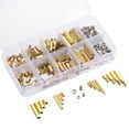 thumbnail image 2 of 240PCS M2 M3 Screws Threaded Standoffs Male Female Brass Standoff Spacer PCB Board Hex Screws Nuts Assortment Kit Hardware, 2 of 7