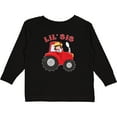 thumbnail image 3 of Inktastic Farmer Tractor Little Sis Girls Long Sleeve Toddler T-Shirt, 3 of 5