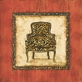 thumbnail image 2 of Gorham, Gregory 15x15 Gold Ornate Wood Framed with Double Matting Museum Art Print Titled - Parlor Chair III, 2 of 4