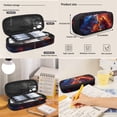 thumbnail image 6 of Yspwyqan Galaxy Wolves Kids Backpack Set, 600D Polyester Large Capacity Backpack Lunch Bag Pencil Case Water Bottle Bag, Back To School Supplies For Boys Girls Ages 8-15, 6 of 7