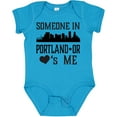 thumbnail image 3 of Inktastic Portland Oregon Someone Loves Me Skyline Boys or Girls Baby Bodysuit, 3 of 5
