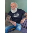 thumbnail image 2 of I'm Not Retired, I'm a Professional Grandpa. Funny Printed T-Shirt for Granddads Navy, 2 of 8