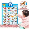 thumbnail image 2 of Yeacher Interactive Alphabet Wall Chart Talking ABC 123 Music Early Education Poster, 2 of 7