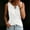 White, variant on MORESEC Women Plus Size Sleeveless Wrap Tank Top Cotton Linen V Neck Casual Curved Hem Solid Basic Tops for Party Summer Fashion Clothes, Light Blue 3XL