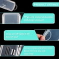 thumbnail image 3 of 5Packs Toothbrush Case, Portable Clear Toothbrush Travel Case, Dust-Proof Plastic Toothbrush Holder Toothpaste Storage Container for Traveling Camping and Business Trips (Transparent), 3 of 7