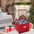 thumbnail image 2 of Boîte de Rangement de Noël Compartimentée Conteneur Réglable 75 Ornements Décoration, 2 of 5