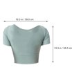 thumbnail image 2 of 1pc Mujeres Tops Ropa de ejercicio de yoga Sujetador Pad Ropa de entrenamiento HOMEMAXS MX10946976, 2 of 6