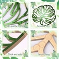 thumbnail image 4 of NOGIS Palm Leaves Wood Wall Decor, 3Pcs Tropical Wall Art Jungle Decor, Wooden Natural Leaves Plant Wall Decor for Home Living Room Kitchen Bedroom Bathroom & Garden (Style B), 4 of 7
