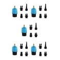 thumbnail image 1 of bedienty Pump Adapter Inflatable Valves Compressor Air Valve Adapters Light-weight Simple Installation Kayak Accessories Convertor Blue 5Set, 1 of 6