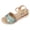 Sky Blue, variant on Women's Espadrille Wedge Sandals Ankle Strap Platform Open Toe Boho Braided Band Wedges Heels Beach Vacation Dress Shoes Sky Blue Size 6.5