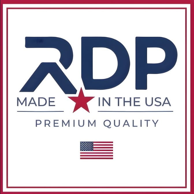 RDP 3" Galvanized Steel Hooded Wall Vent with Screen and Damper (Black)