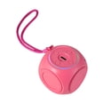 thumbnail image 6 of Incipio SpinBeats Wireless Bluetooth Speaker Portable Mini Speaker with RGB Lights, Spinning Top Design, Compact Pocket Size, Loud Clear Sound for Phone, Tablet, Laptop, Travel LED Speaker-Pink, 6 of 13