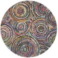 thumbnail image 2 of SAFAVIEH Nantucket Collection NAN514A Handmade Multi Rug, 2 of 9
