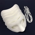 thumbnail image 3 of Aspire 12 PCS Paper Mache Masks for DIY Craft, Halloween Paintable White Masks Masquerade Masks Party Supplies, 3 of 7
