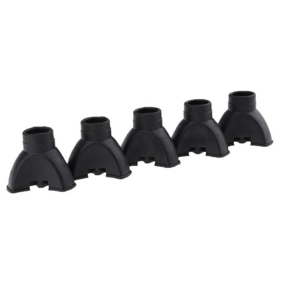 5x Crutch Ferrules Rubber Tips for Trekking Pole Hiking Canes Walking Sticks