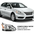 thumbnail image 7 of For 2013 2014 2015 Nissan Sentra [Factory Style] RH Passenger Headlight Headlamp, 7 of 7