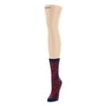 thumbnail image 2 of Legmogue Women's S-Swirl Super Comfi Soft-Fit Crew Sock - Womens - Female, One Size, Navy, 2 of 2