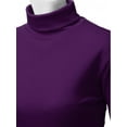 thumbnail image 4 of FashionOutfit Women's Double Long Sleeve Layer Turtleneck T-Shirt, 4 of 4