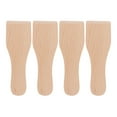 thumbnail image 1 of 4 espátulas de madera para crema de hornear, espátula pequeña para hornear pasteles, espátula esencial de madera para cocinar, espátula para pizza, 1 of 8