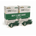 thumbnail image 2 of Brite Star 100 Count Mini String Christmas Lights, Clear - 22 feet Indoor/Outdoor Christmas Tree Lights with Green Wire (Set of 2), 2 of 20