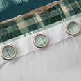 thumbnail image 4 of Homewish Safari Deer Bear Blackout Curtains Set of 2 (52x84 Each),Graffiti Plaid Grid Window Curtains,Green Blue Curtains and Drapes For Boys Teens,Super Cozy Room Decor, 4 of 6