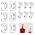 thumbnail image 2 of 6pcs transparent removable hook, strong and traceless Christmas thread clip hook [bagged], 2 of 8