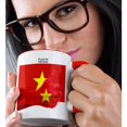 thumbnail image 2 of 3drose, Flag of Vietnam Thumbs Up Pride, 11oz Two-tone Red Mug, 2 of 6