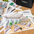 thumbnail image 5 of AnyMark Alcohol Markers, 60 Colors Dual Tip Art Markers Set for Coloring Book Drawing Sketching Painting, Chisel & Fine, 5 of 6