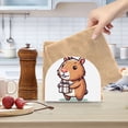 thumbnail image 6 of Capybara Gift Napkin Holder for Table Clear Napkin Stand Paper Holder Acrylic Organizer Dispenser Napkins for Dinner Kitchen Restaurant Room, 6 of 8