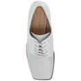 thumbnail image 5 of Journee Womens Sylvan Lace Up Square Toe Pumps, 5 of 10
