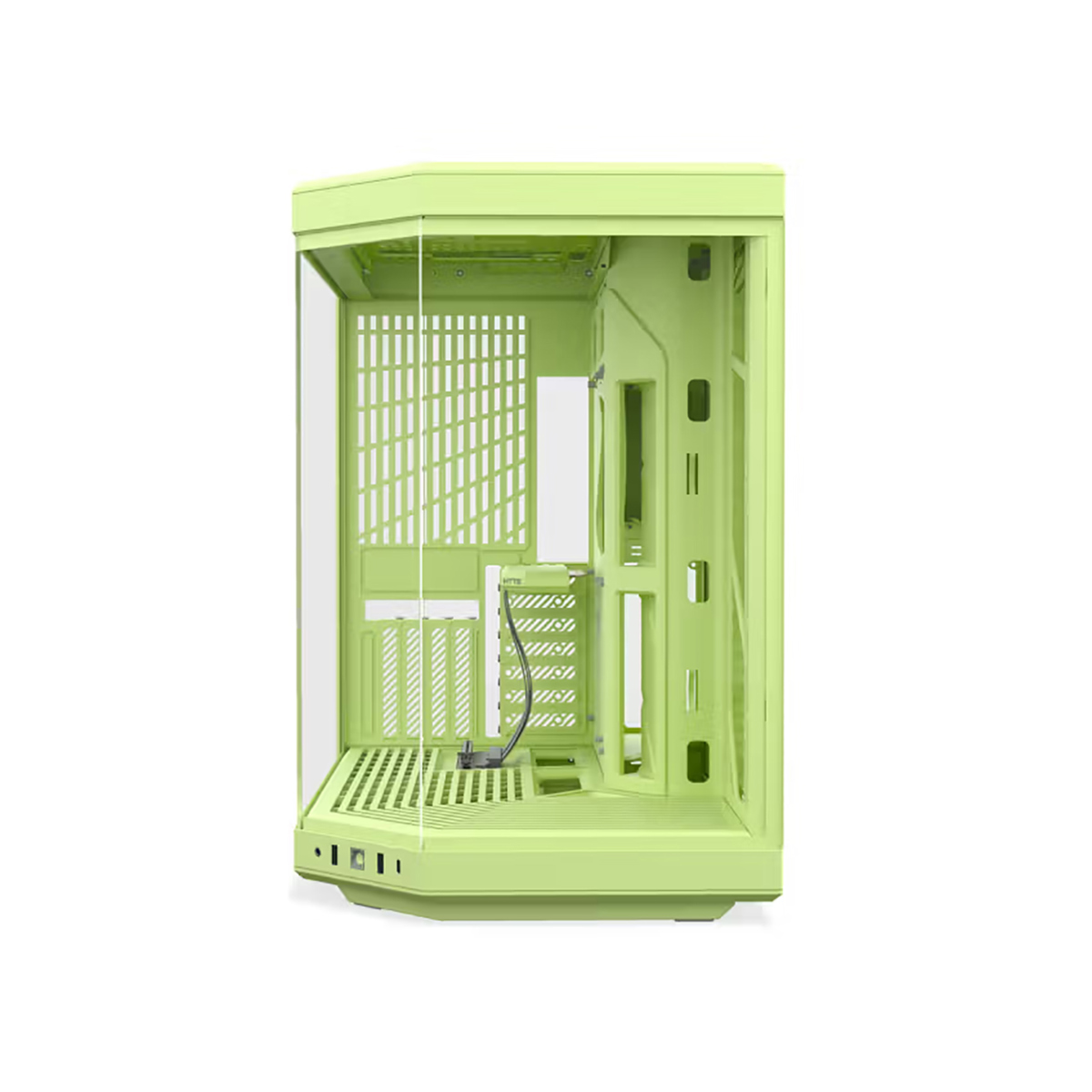 HYTE Y70 Dual Chamber Modern Aesthetic Tempered Glass E-ATX Mid-Tower Gaming Computer Case, Matcha Milk
