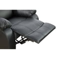 thumbnail image 3 of PonLiving Furniture Sonja Living Room Manual Rocker Recliner / Fabric: Black Sonja Living Room Manual Rocker Recliner / Fabric: Black, 3 of 3
