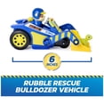 thumbnail image 2 of Vehículo de juguete Paw Patrol Rubble Bulldozer de rescate con 2 figuras, 2 of 9