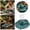 Blue, variant on 2-in-1 Automatic Pet Feeder & Water Dispenser Integrated Reptile Water & Food Bowl with Built-in Reservoir Terrarium Water Dish Feeding Accessories for Turtles Tortoises Lizards