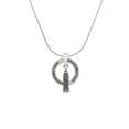 thumbnail image 2 of Delight Jewelry Silvertone London's Big Ben Clock Tower Silvertone Grandmother Ring Charm Necklace, 18", 2 of 4