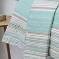 thumbnail image 3 of Mesa Blue Stripe 3-Piece Quilt Set Full/Queen, 3 of 3