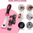 thumbnail image 6 of EXLEAF 3 Pack Razor Blade Scraper Set, Includes 30 Plastic & 30 Metal Blades, Multi-Purpose Tool for Glass, Cooktop, Sticker Removal, Paint & Gum Cleaning (Pink), 6 of 7