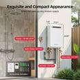 thumbnail image 2 of Mizudo Comfortech Classic CS120 Propane Gas Tankless Water Heater 120,000 BTU, Up to 5.1 GPM Instant Hot Water Heater LPG, Outdoor Installation, CSA Certified, White, 2 of 14