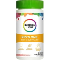 Kids One Chewable Multivitamin | Fruit Punch Flavor | 90 Tablets | by Rainbow Light