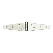 3 in. Steel Light Strap Hinge - Zinc-Plated - Pack of 2