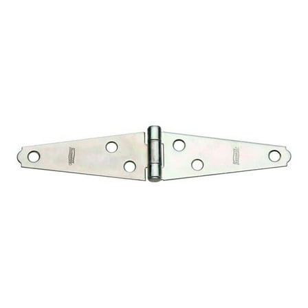 3 in. Steel Light Strap Hinge - Zinc-Plated - Pack of 2