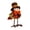 Fall-D, variant on cbzote Halloween Birds Ornaments, Halloween Decorations 3D Cute Witch Design Bird Plush Doll with Wizards Hat, Spooky Haunted Houses Prop Halloween Table Decor Inseparable Birds Figurines for Window