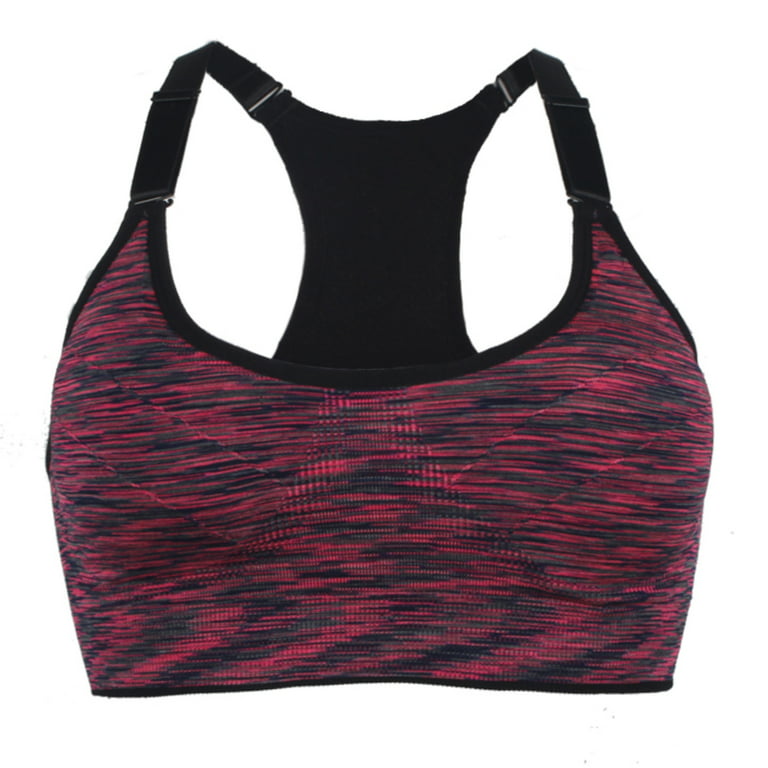 LELINTA Women's Sports Bras Removable Padded Support for Workout Fitness  Yoga Bra Size S-XL 