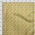 thumbnail image 3 of oneOone Cotton Poplin Twill Yellow Fabric Cloud & Bird Cartoon Sewing Craft Projects Fabric Prints By Yard 56 Inch Wide, 3 of 4