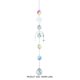 thumbnail image 3 of WDOplteas Wind Chime Crystal Catcher Adornos Colgantes Prismas para El (Luna 3), 3 of 8