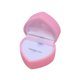 thumbnail image 4 of Estuche para anillos,Caja para anillos en forma de corazón de terciopelo hecha a mano,Caja de terciopelo para guardar pendientes con forma de corazón romántica,Soporte para anillos de boda, 4 of 8