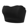 thumbnail image 2 of Dwellite Strapless Bra for Women Push Up Wireless Bandeau Bras Seamless Comfort Padded Tube Tops Supportive Bralette Black 36, 2 of 5