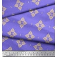 thumbnail image 3 of Soimoi Poly Georgette Fabric Floral Block Print Fabric by Yard 42 Inch Wide, 3 of 5